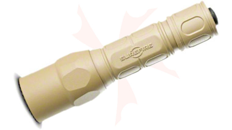 SureFire G2X Pro Dual-Output LED Flashlight, Tan, 600 Max Lumens