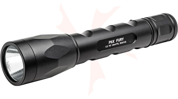SureFire P3X-B-BK Fury Ultra-High Dual-Output LED Flashlight, 1000