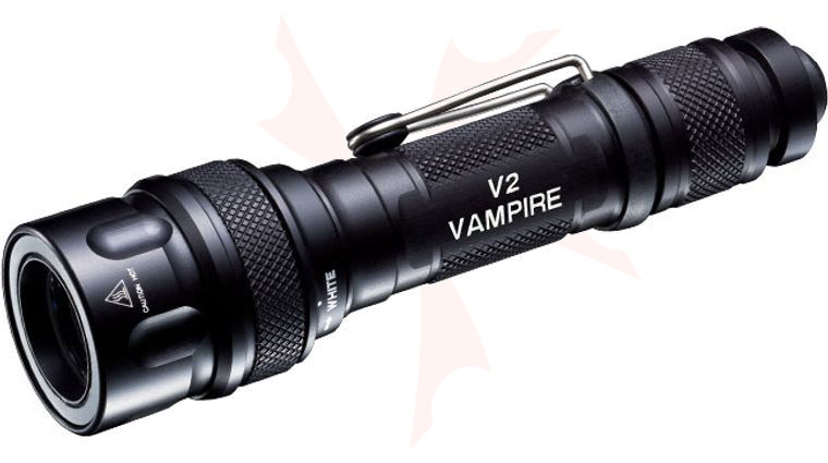 【美品】SUREFIRE V2 VAMPIRE LED懐中電灯 ヴァンパイア SureFire V2 Vampire Dual-Output Multi-Spectrum LED/IR Flashlight