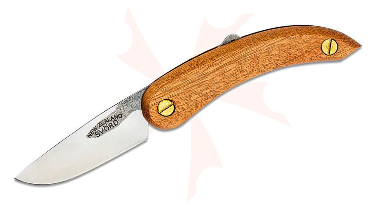 Svord Peasant Friction Folding Knife 3 inch Carbon Steel Blade, Brown Wood Handles