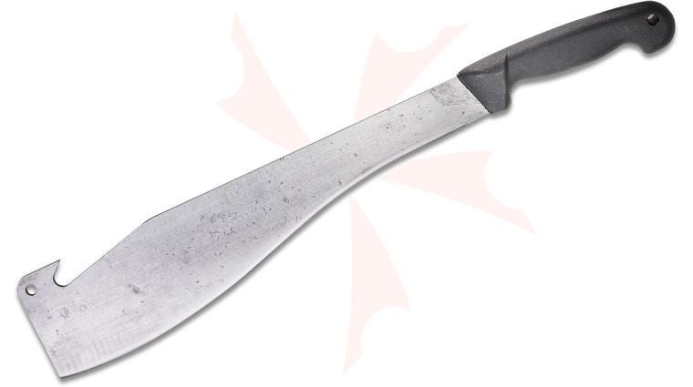 Svord Mini Cane Machete 14.25 inch Carbon Steel Blade, Black Polypropylene Handle,  Polyurethane Sheath