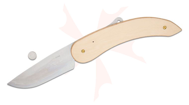 Svord Giant Peasant Friction Folding Knife 8 inch Carbon Steel Blade, Brown Wood Handles