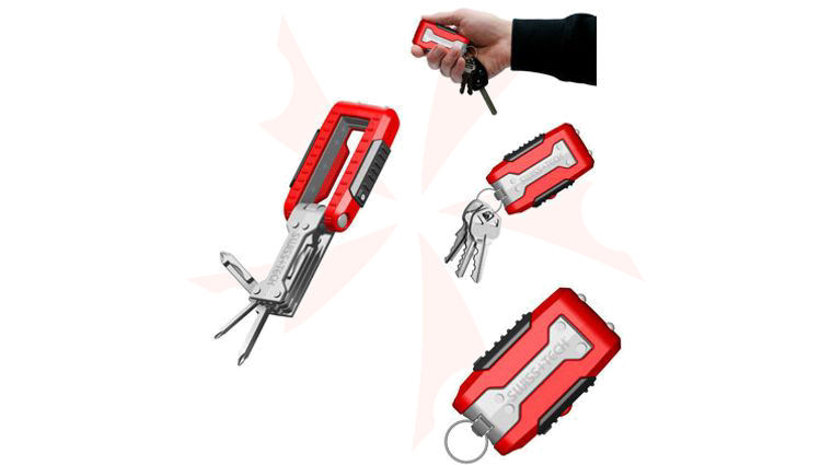 Swiss+Tech Transformer 11-in-1 Key Ring Tool Screwdriver Set with