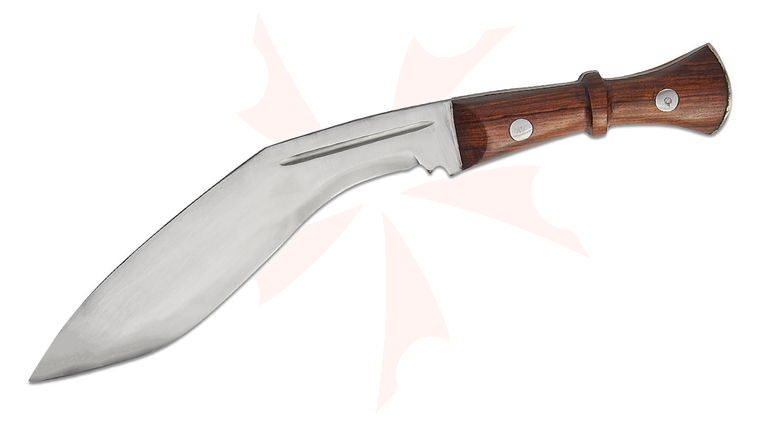 Indian Kuhkri (Kukri) 12 inch Blade Wood Handle Leather Sheath