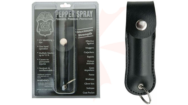 Police Magnum OC-17 Pepper Spray with Case, 0.5 oz.