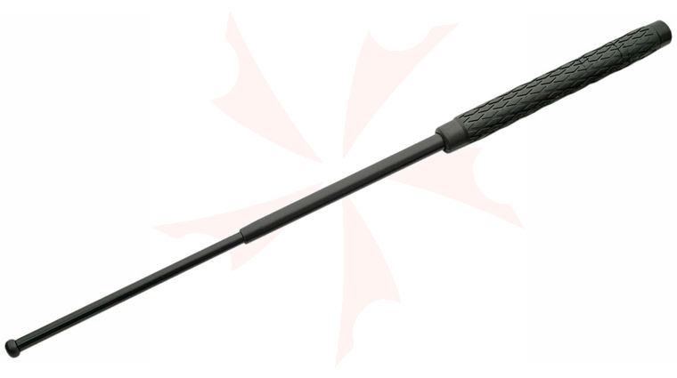 26 inch Solid Steel Expandable Baton, Nylon Pouch