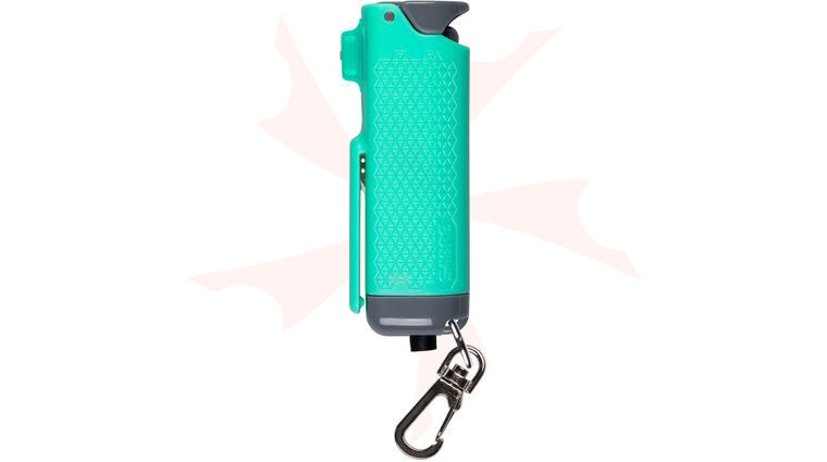SABRE Safe Escape 3-in-1 Flip Top Pepper Gel, Seat Belt Cutter, Window Breaker, Teal (0.54 oz.)