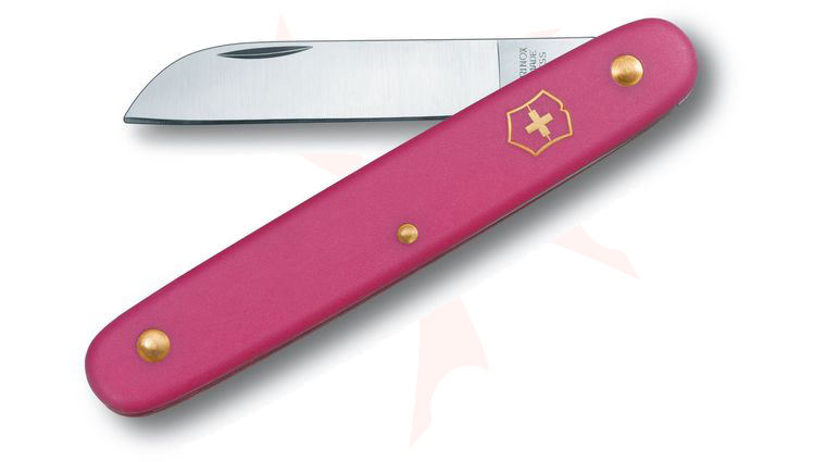 Victorinox Swiss Army 4 inch Floral Knife, Pink