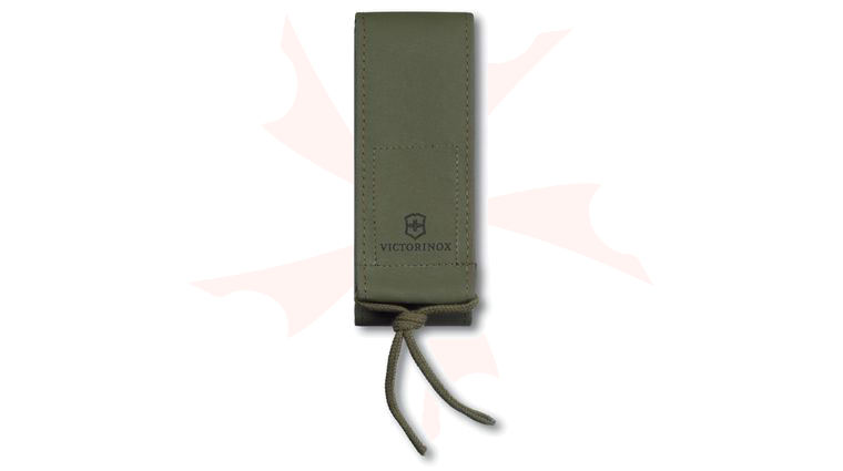 Victorinox Swiss Army Hunter Pro Faux Leather Belt Pouch/Sheath with Hook-and-Loop Fastener, Olive Drab Green