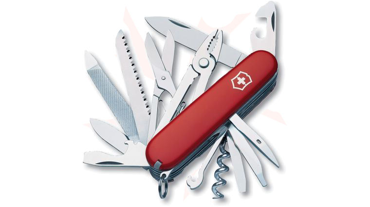 Victorinox Swiss Army Handyman Multi-Tool, Red, 3.58 inch Closed (Old Sku 53722)