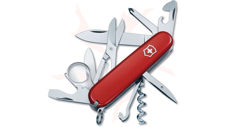 Victorinox Swiss Army Explorer Multi-Tool, Red, 3.58 inch Closed (Old Sku 53791)