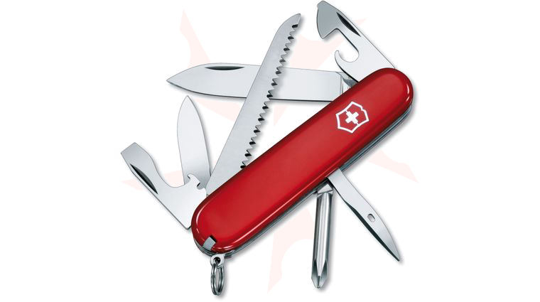 Victorinox Swiss Army Hiker Multi-Tool, Red, 3.58 inch Closed (Old Sku 53831)