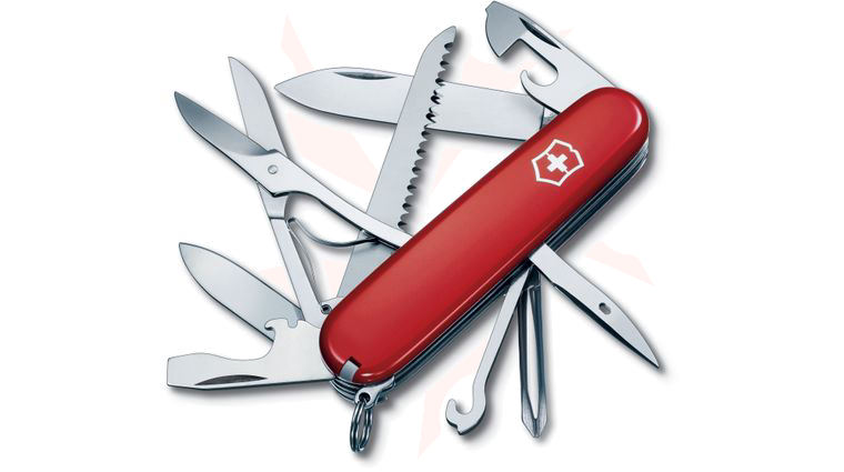 Victorinox Swiss Army Fieldmaster Multi-Tool, Red, 3.58 inch Closed (Old Sku 53931)