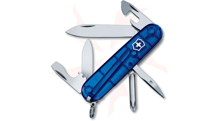 Victorinox Swiss Army Tinker Multi-Tool, Translucent Sapphire, 3.58 inch Closed (Old Sku 53112)