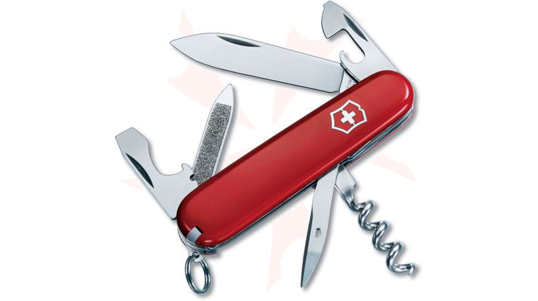 Victorinox Swiss Army Sportsman Multi-Tool, Red, 3.31 inch Closed (Old Sku 53132)