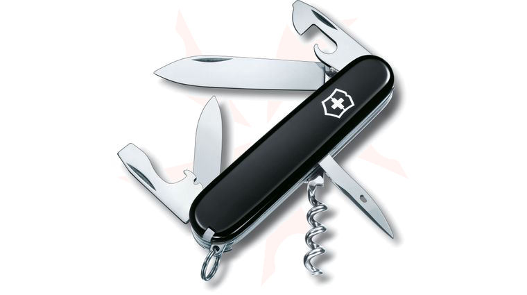 Victorinox Swiss Army Spartan Multi-Tool, Black, 3.58 inch Closed (Old Sku 53153)