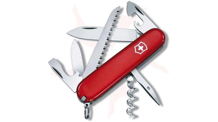 Victorinox Swiss Army Camper Multi-Tool 3.5 inch Red Handles (Old Sku 53301)