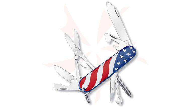 Victorinox Swiss Army Super Tinker Multi-Tool, US Flag, 3.58