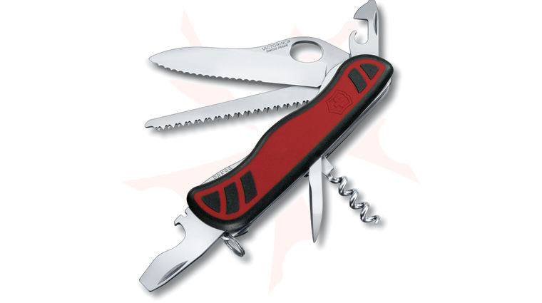 Victorinox Swiss Army Forester One-Hand Multi-Tool, Red Grip Dual Density, 4.37 inch Closed (Old Sku 54849)