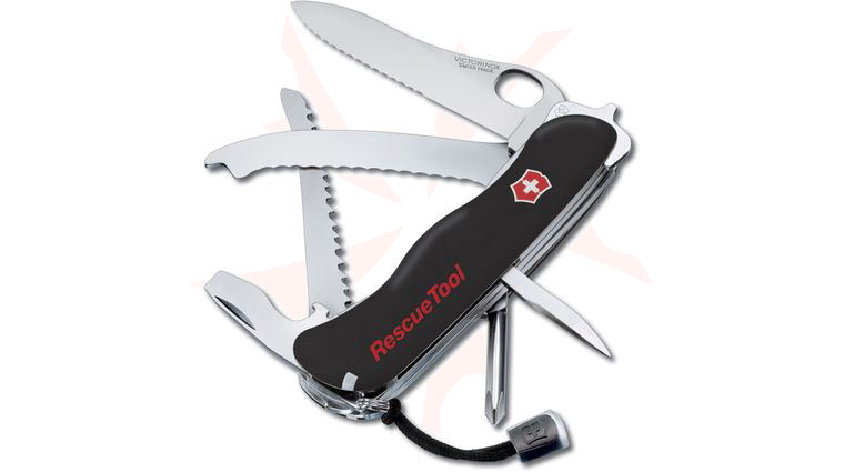 Victorinox Swiss Army RescueTool Multi-Tool, Black, 4.37 inch Closed