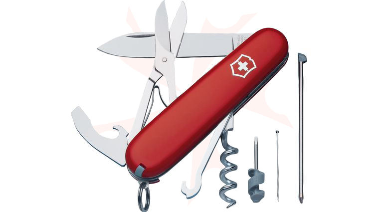 Victorinox Swiss Army Compact Multi-Tool, Red, 3.58 inch Closed (Old Sku 54941)