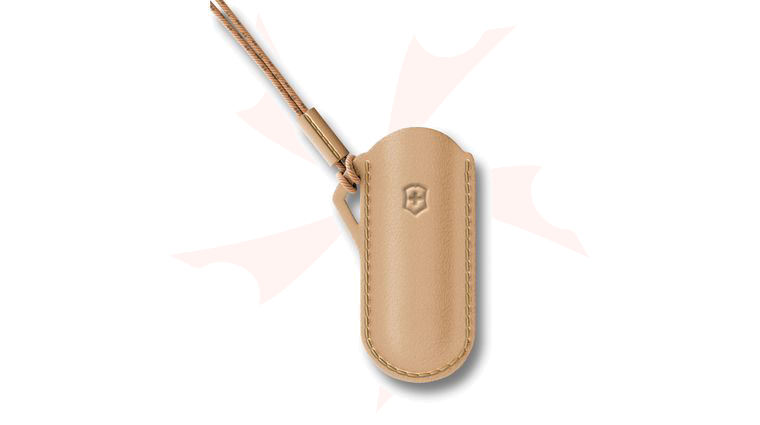 Victorinox Swiss Army Classic Colors Leather Pouch - Wet Sand
