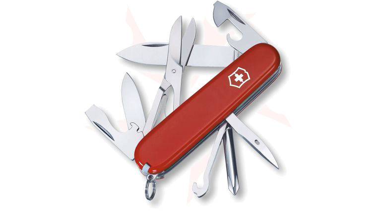 Victorinox Swiss Army Super Tinker Multi-Tool, Red, 3.58 inch Closed (Old Sku 53341)