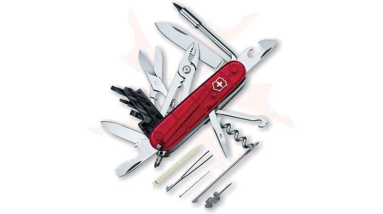 Victorinox Swiss Army Cybertool 34 M Multi-Tool, 3-1/2 inch Ruby Handles (Old Sku 53919)