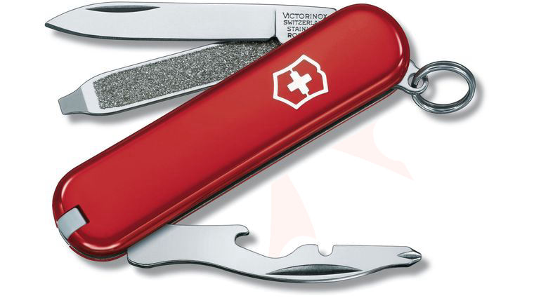 Victorinox Swiss Army Rally Multi-Tool, Red, 2.28 inch Closed (Old Sku 54021)