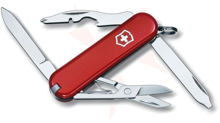 Victorinox Swiss Army Rambler Multi-Tool, Red, 2.28 inch Closed (Old Sku 54031)