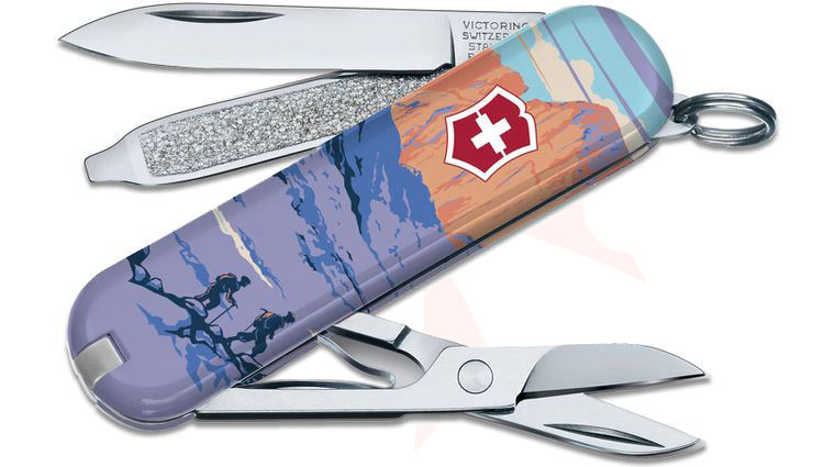 Victorinox Swiss Army Ranger of the Lost Art Classic SD Limited Edition 2020 Multi-Tool, Rocky Mountain, 2.25 inch Closed