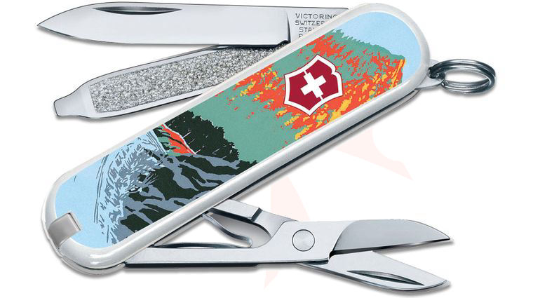 Victorinox Swiss Army Ranger of the Lost Art Classic SD Limited Edition 2020 Multi-Tool, Great Smoky Mountains, 2.25 inch Closed