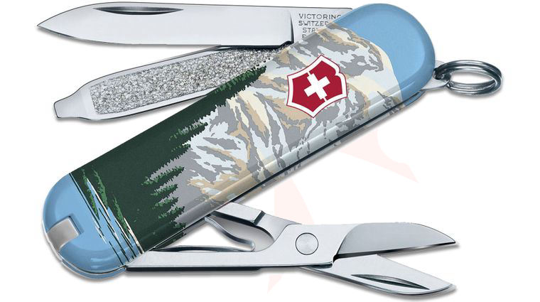 Victorinox Swiss Army Ranger of the Lost Art Classic SD Limited Edition 2020 Multi-Tool, Mt. Rainer, 2.25 inch Closed