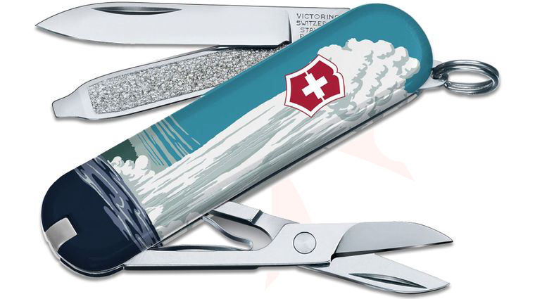 Victorinox Swiss Army Ranger of the Lost Art Classic SD Limited Edition 2020 Multi-Tool, Yellowstone, 2.25 inch Closed