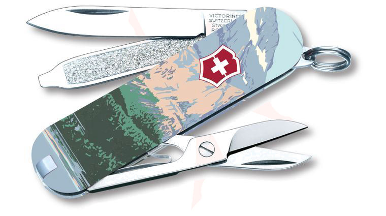 Victorinox Swiss Army Ranger of the Lost Art Classic SD Limited Edition 2020 Multi-Tool, Glacier, 2.25 inch Closed