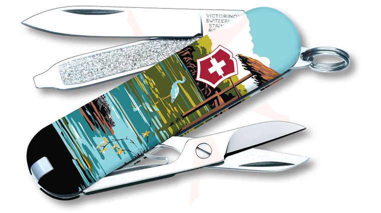 Victorinox Swiss Army Ranger of the Lost Art Classic SD Limited Edition 2020 Multi-Tool, Everglades, 2.25 inch Closed