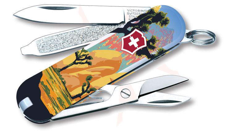 Victorinox Swiss Army Ranger of the Lost Art Classic SD Limited Edition 2020 Multi-Tool, Joshua Tree, 2.25 inch Closed