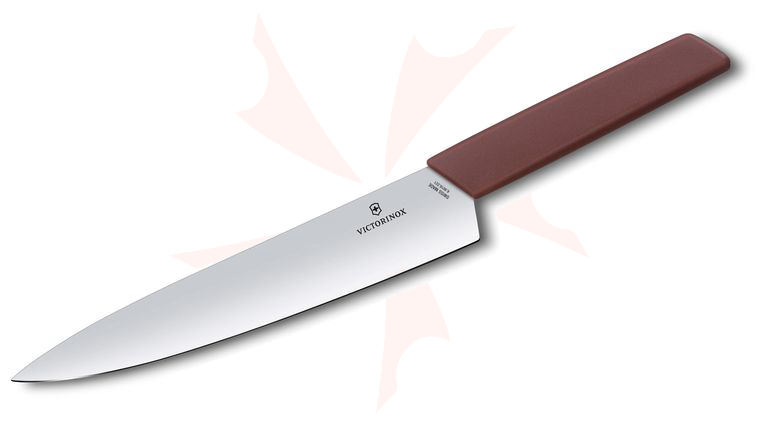 Victorinox Swiss Modern 9 inch Carving Knife, Grape Red Polypropylene Handle