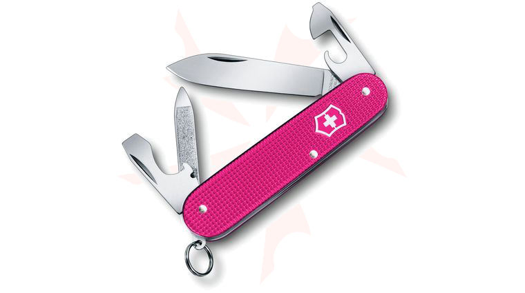 Victorinox Swiss Army Cadet Multi-Tool, Pink Alox, 3.25