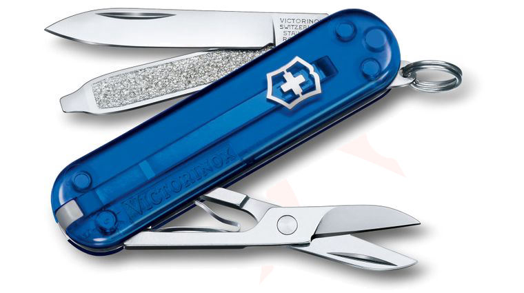 Victorinox Swiss Army Classic Colors Classic SD Multi-Tool, Deep Ocean (Sapphire), 2.3 inch Closed