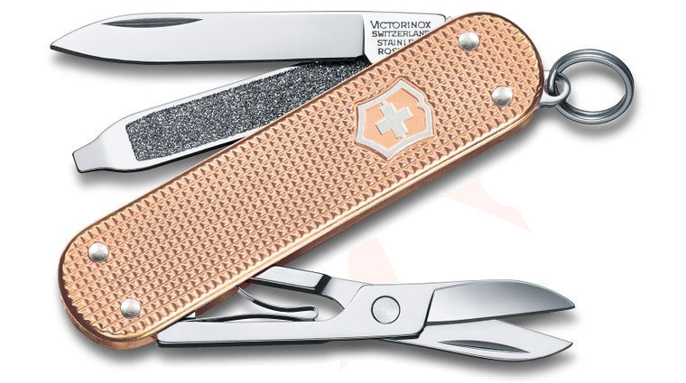 Victorinox Swiss Army Classic Colors Classic SD Alox Multi-Tool, Fresh Peach, 2.3 inch Closed