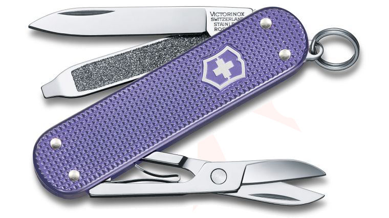 Victorinox Swiss Army Classic Colors Classic SD Alox Multi-Tool, Electric Lavender, 2.3 inch Closed