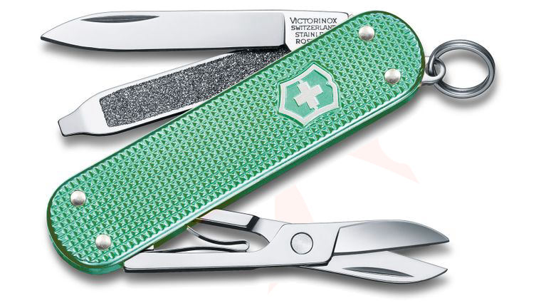 Victorinox Swiss Army Classic Colors Classic SD Alox Multi-Tool, Minty Mint, 2.3 inch Closed