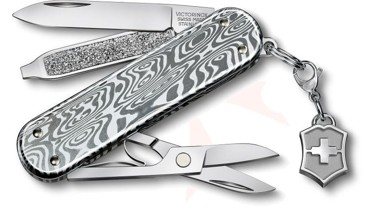 Victorinox Swiss Army Brilliant Classic SD Multi-Tool, Damast, 2.3 inch Closed
