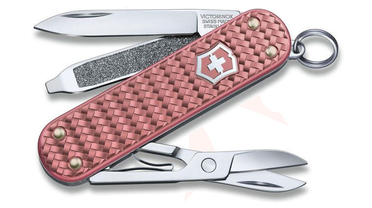 Victorinox Swiss Army Precious Alox Classic SD Multi-Tool, Gentle Rose, 2.3 inch Closed