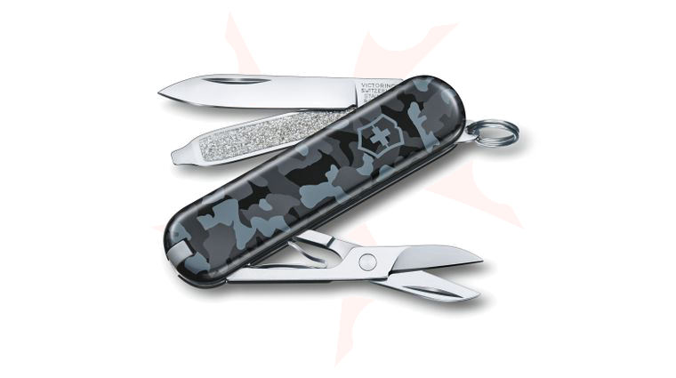 Victorinox Swiss Army Classic SD Multi-Tool, Navy Camouflage, 2.25 inch Closed (Old Sku 0.6223.942US2)