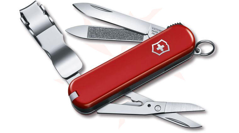 Victorinox Swiss Army NailClip 580 Multi-Tool, Red, 2.5 inch Closed