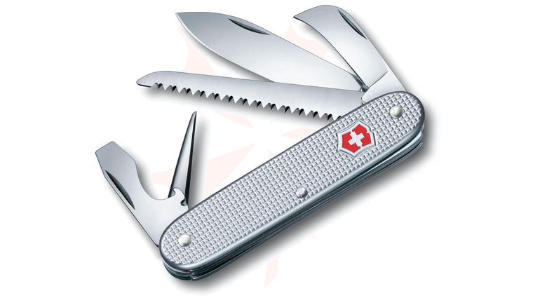 Victorinox Swiss Army 7 Alox Multi-Tool, Silver, 3.7 inch Closed