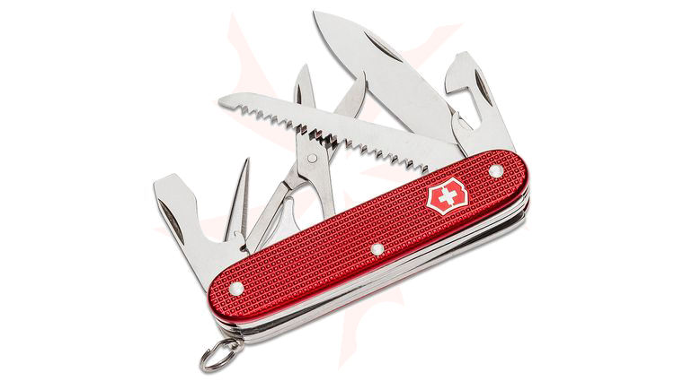 Victorinox Swiss Army Farmer X Multi-Tool, Red Alox, 3.66 inch Closed, KnifeCenter Exclusive