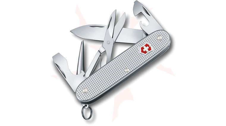 Victorinox Swiss Army Pioneer X Multi-Tool, 3.7 inch Silver Alox Aluminum Handles, Engravable